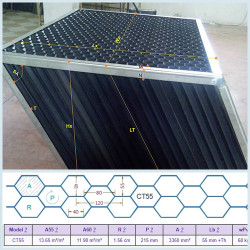 CT55F ÇERÇEVELİ TİP LAMELLA (1 m3 )