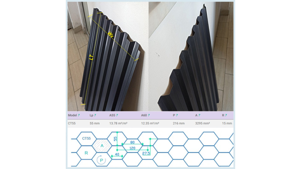 CT55S Model Lamella Levha Fiyatı